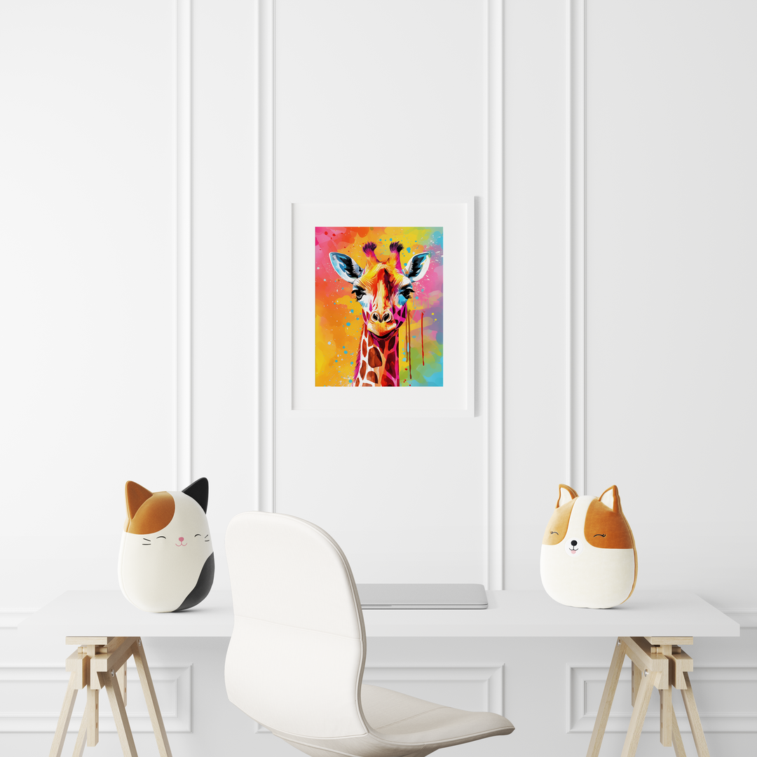 Colorful Giraffe