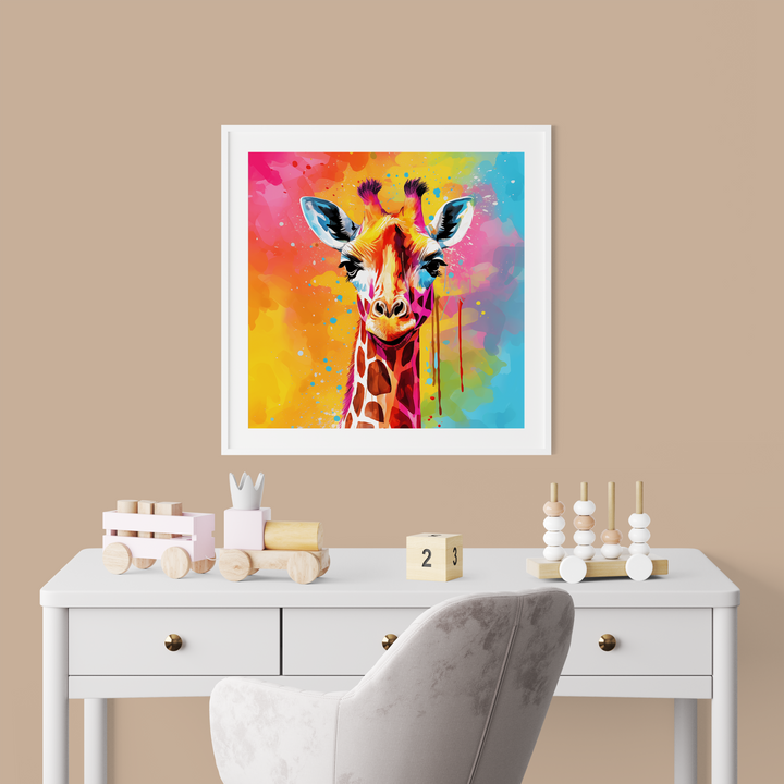 Colorful Giraffe