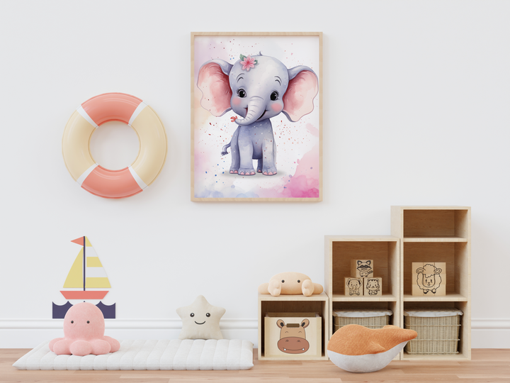 Pink Baby Elephant