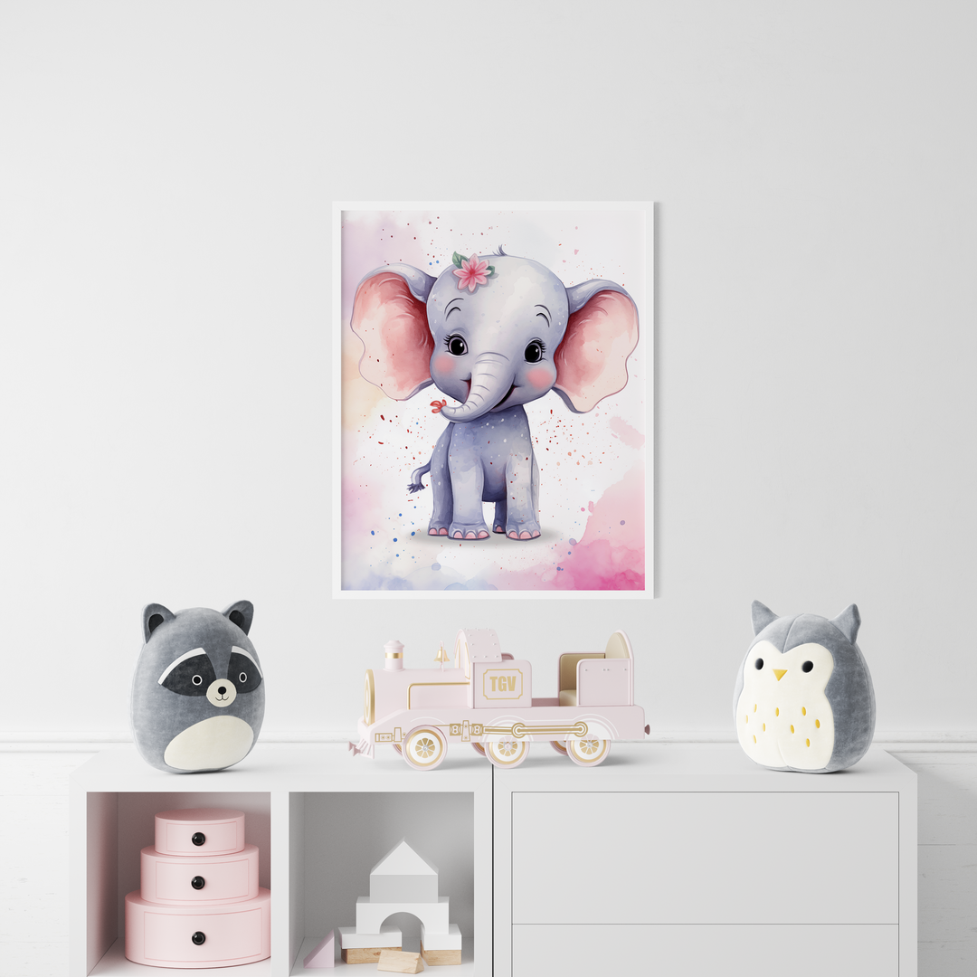 Pink Baby Elephant