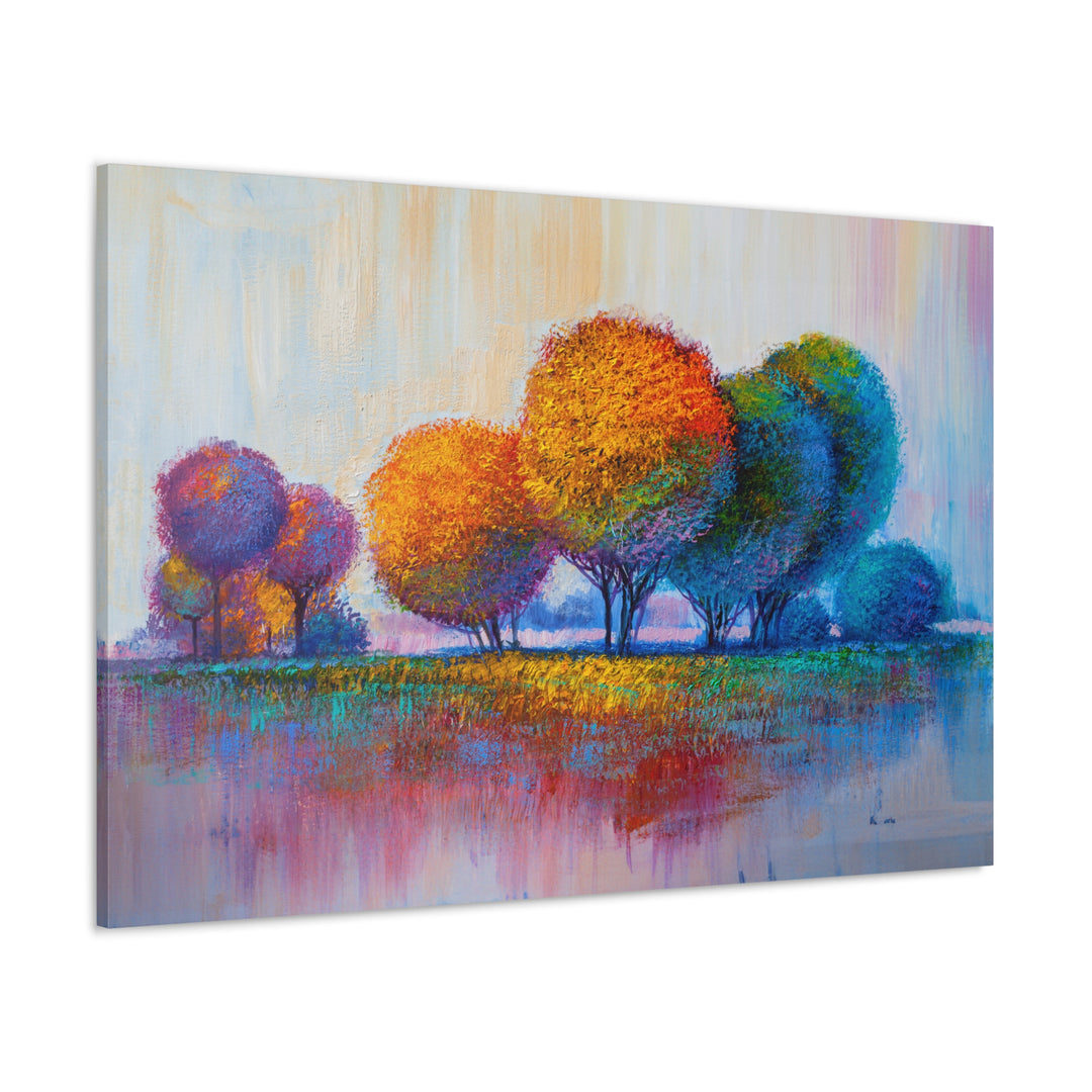 Colorful Pastel Trees