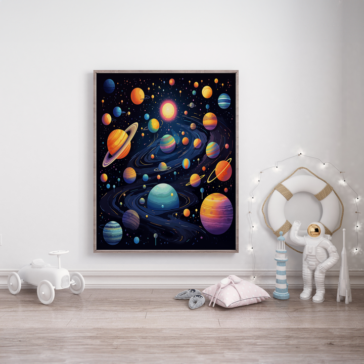 Colorful Planets