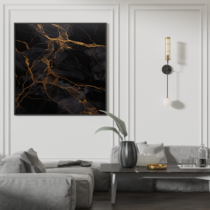 Black and Gold Marble Elegance