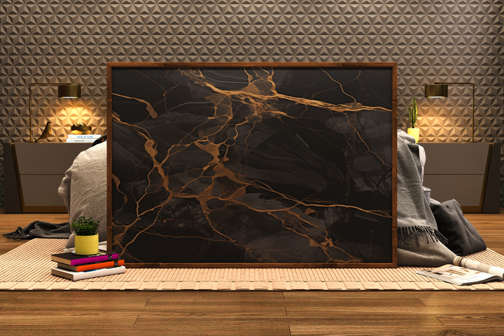 Black and Gold Marble Elegance