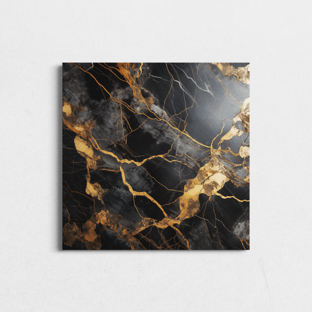 Black and Gold Marble