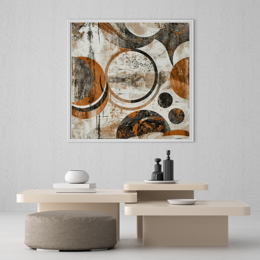 Copper and Gray Circle Play