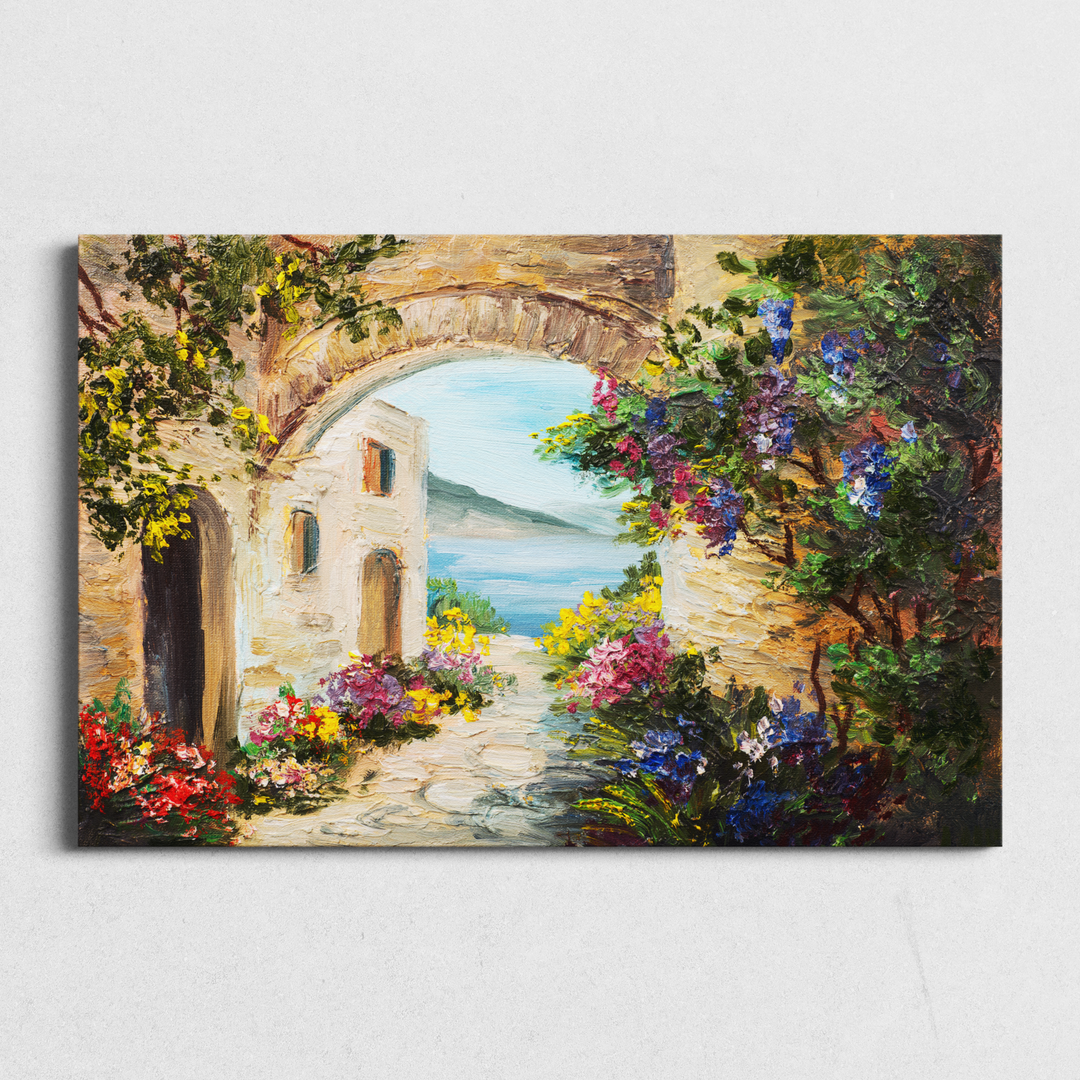 Floral Archway to Sea